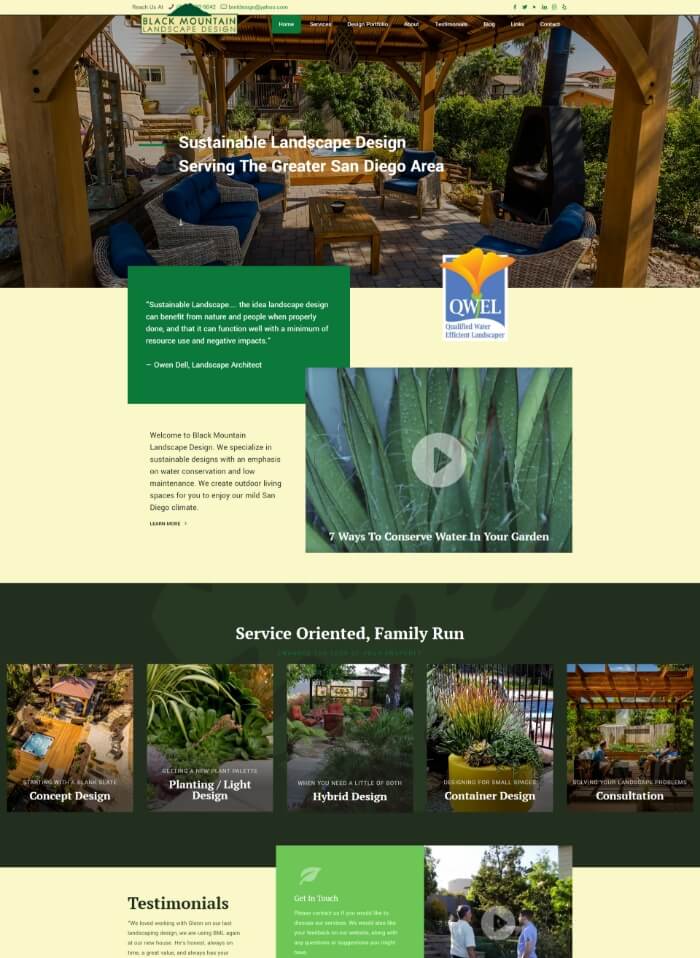 Black Mountain Landscape Design Featured