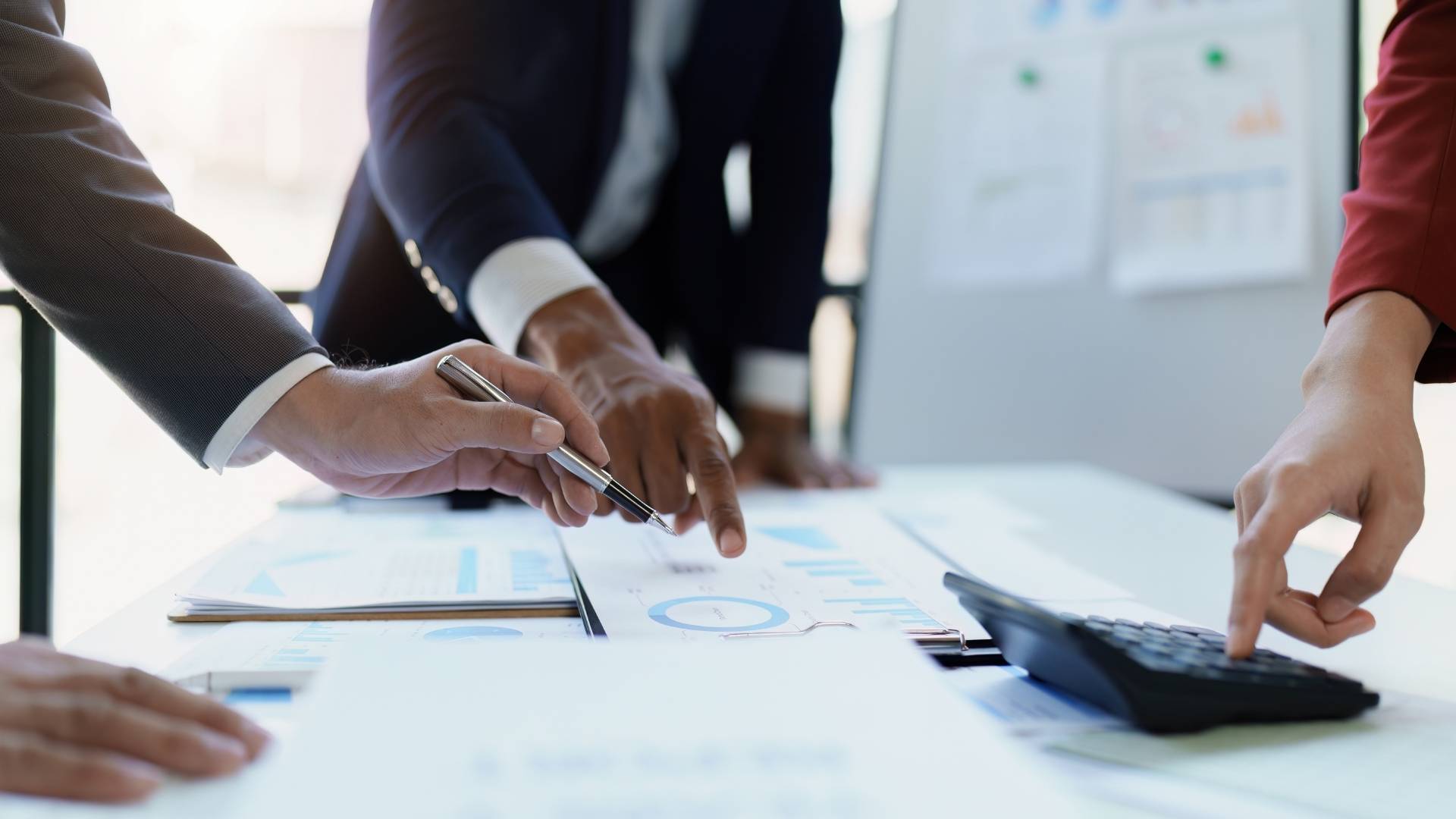 business group people meeting and discussed plans