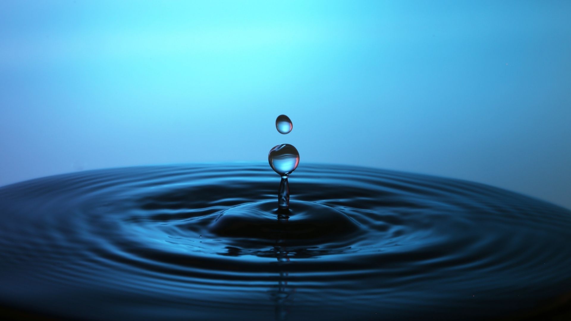droplet of water creating ripples
