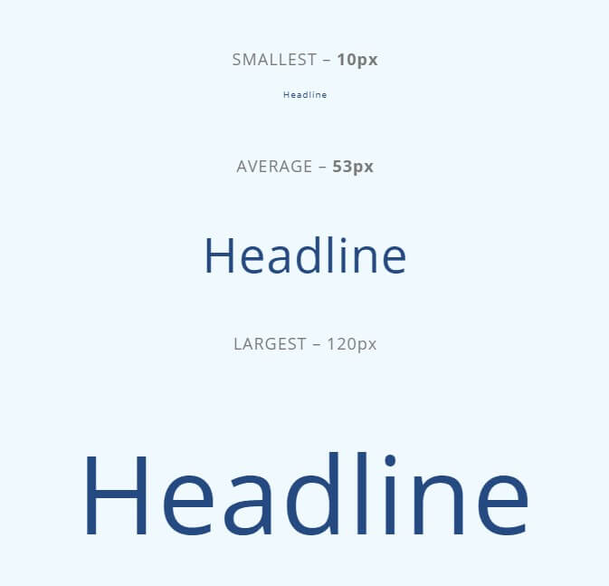 font size headline 20230907 202514