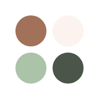 Green Maiden Color palette