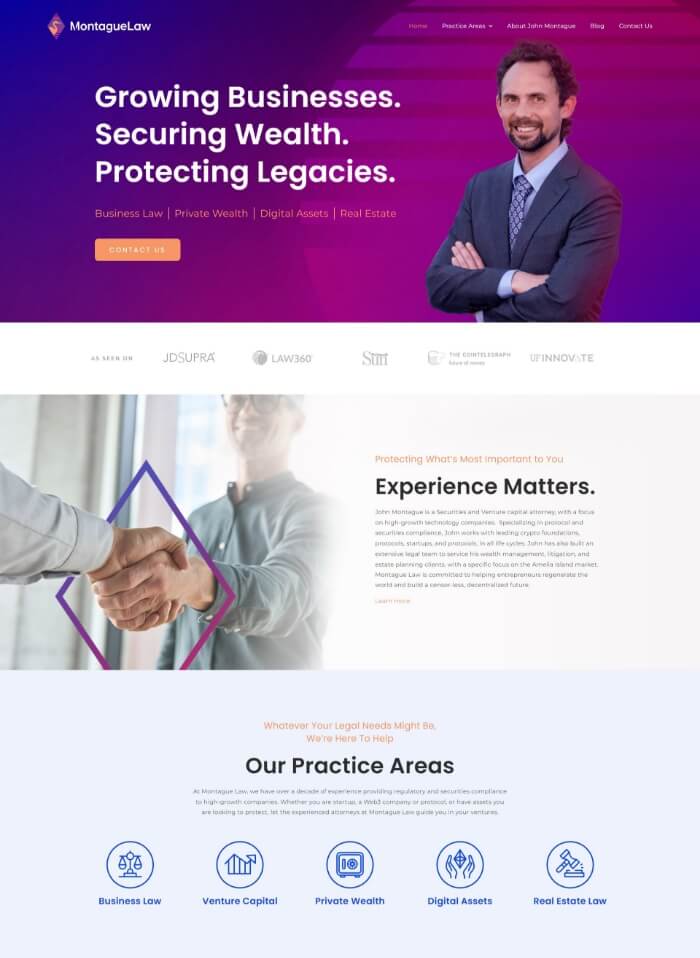 Montague Law Website
