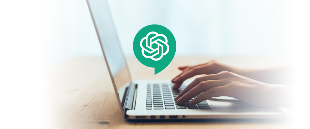 person using laptop at home