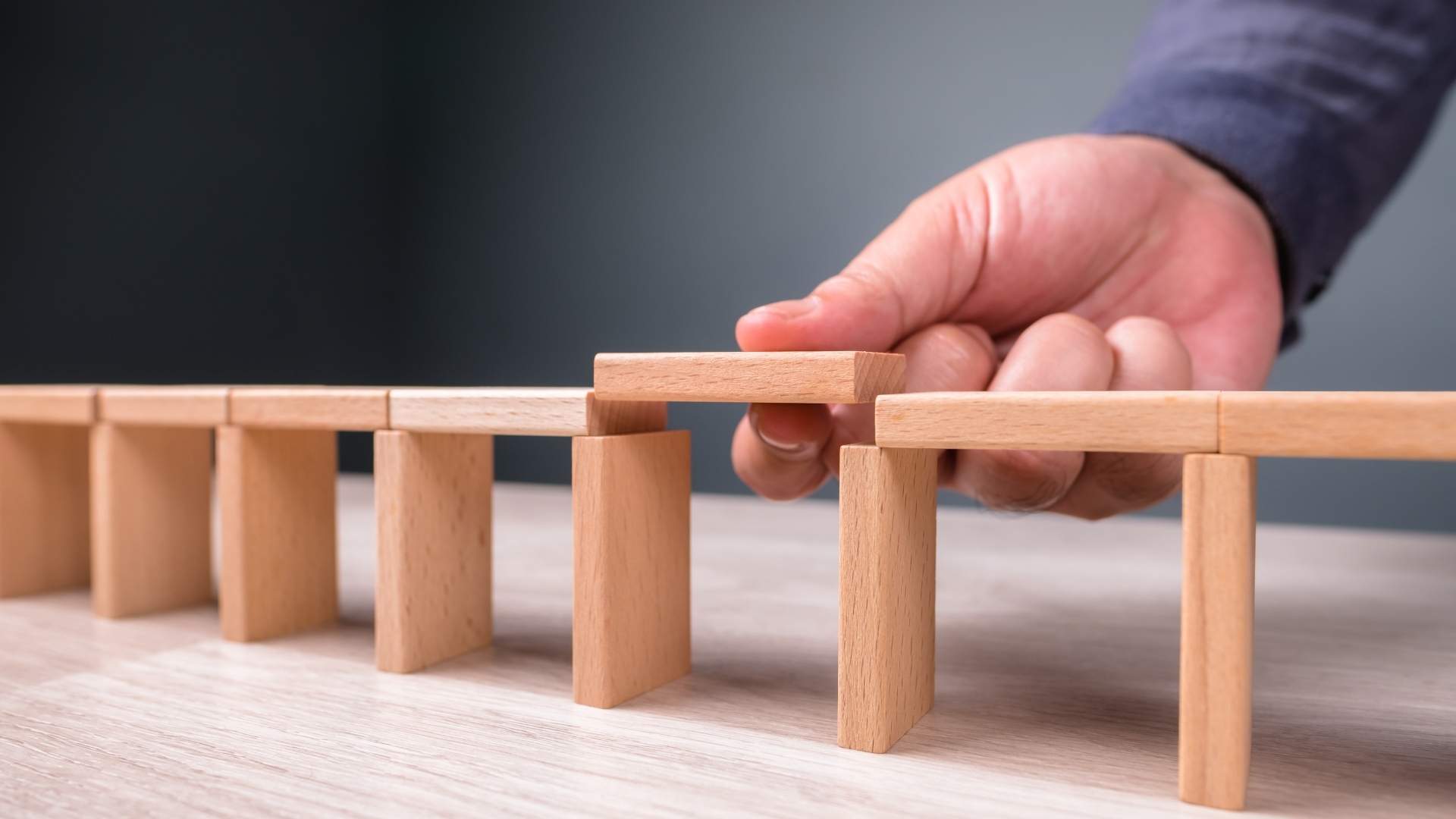 put a wooden plank within the gap