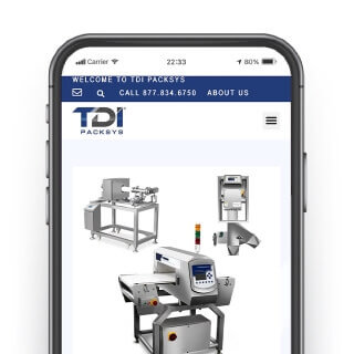 TDI Packsys Mobile view