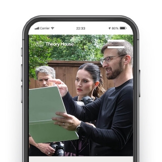 TheoryHouse mobile view