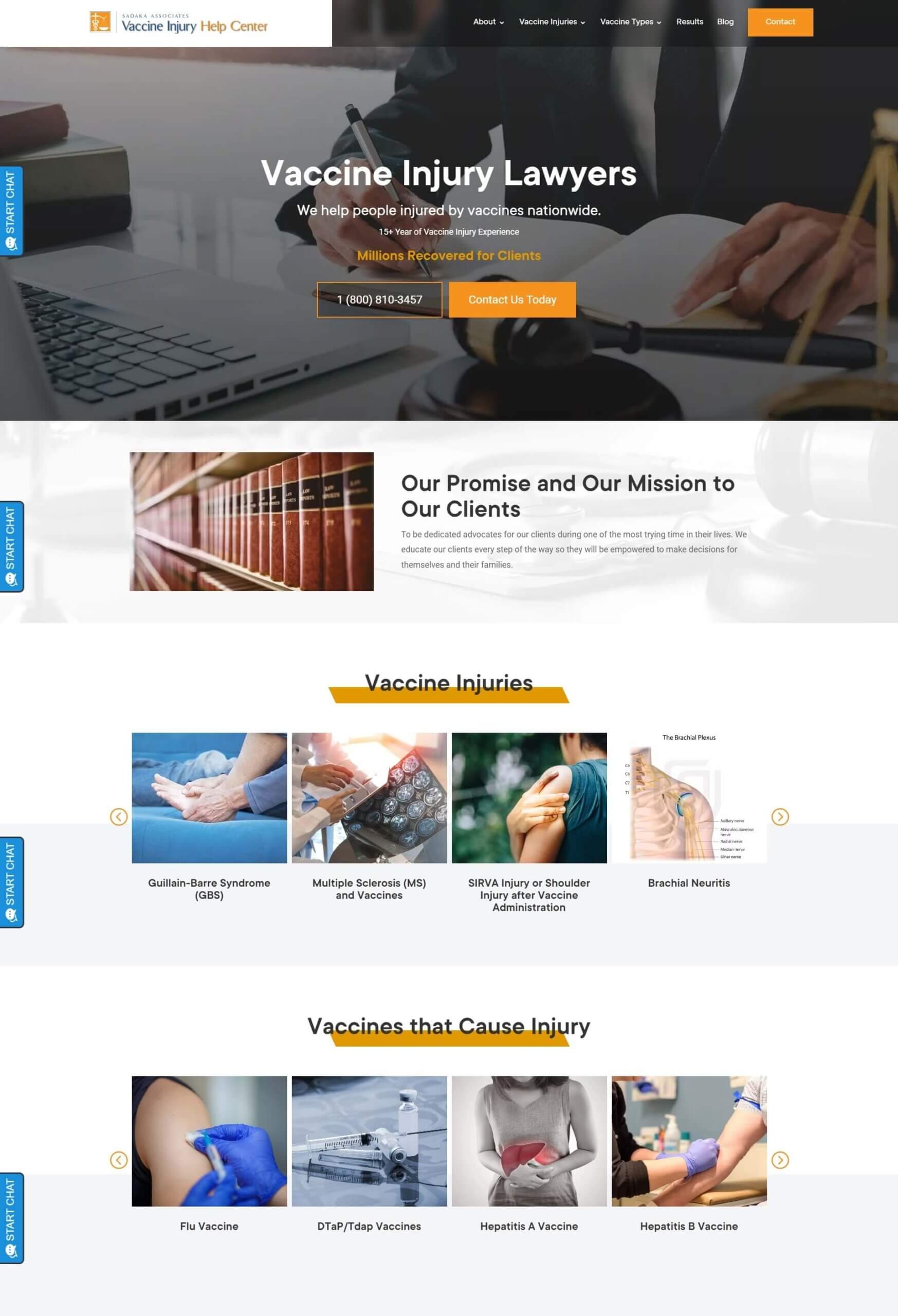 Vaccine injury help center new website