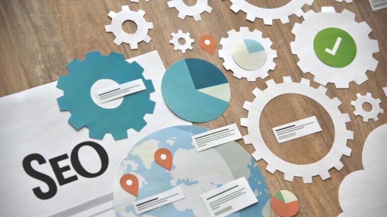 SEO words in paper crafts