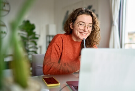 Happy Women in brown sleeves