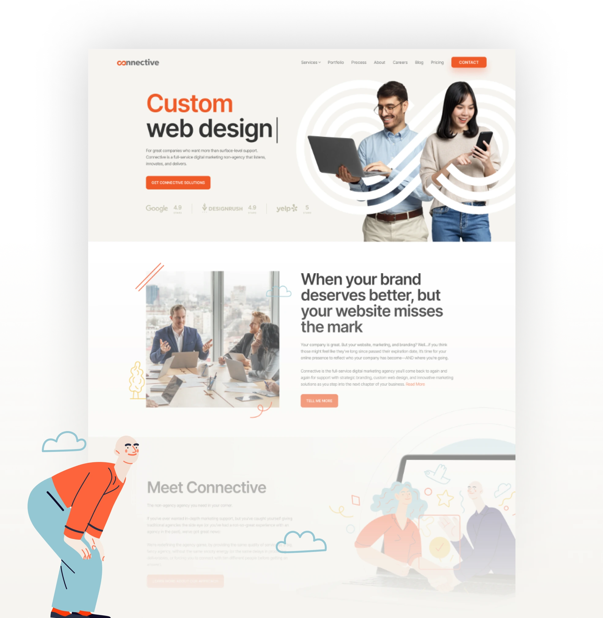 Launch and training phase